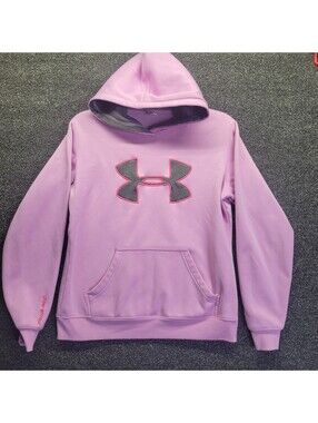 Under Armour Women's Sz Small Hoodie Purple Pink w/ Logo